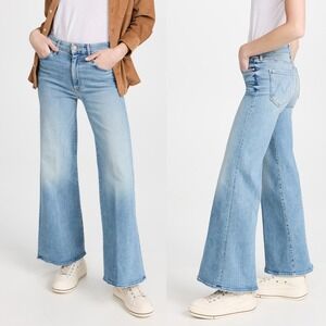 MOTHER‎ The Roller Jeans Let's Trip 31 Wide Leg
